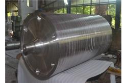 China Grooved Press Roll Paper Making Machine Parts CE supplier