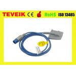 Shenzhen Teveik Factory Price Reusable M1191BL/M1191AL 8 Pin Pulse Spo2 Sensor With Adult Soft Tip for sale