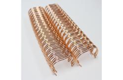 China 120 Sheets 9/16'' Double Loop Binding Wire O Binding Ring Nylon Coated supplier