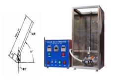 China Wire Fire Testing Equipment , Single Cable Inclined Combustion Tester supplier