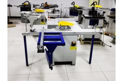 China 1500W Wood Pressing Machine Semi Automatic Woodworking Table Saw supplier