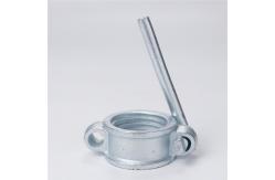 China Qt450-10 Casting Iron Scaffolding Prop Sleeve 60mm Dia With Nut / Handle supplier
