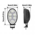 30W Oval Forklift Agriculture Tractor Oval LED Work Light