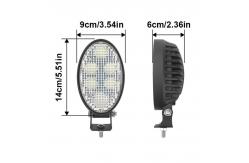 China 30W Oval Forklift Agriculture Tractor Oval LED Work Light supplier