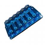 6 Way Blue Sea Bussmann Automotive Marine Bolt On Mega Fuse Block With Transparent Cover for sale
