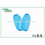 PE / Plastic Detectable Disposable Arm Sleeves With Metal Ribbon for sale