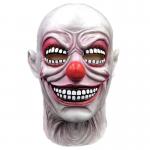 White Natural Latex Halloween Zombie Mask Eco Friendly Non Toxic 20*28cm for sale