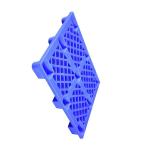 1200 X 800 Nestable Plastic Pallet Blue PE Rackable Logistics Transportation for sale