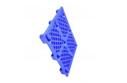 China 1200 X 800 Nestable Plastic Pallet Blue PE Rackable Logistics Transportation supplier