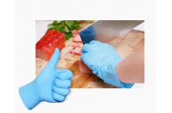 China Disposable powder free nitrile glvoes latex free with Russian registration supplier