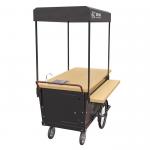 Breakfast Bicycle Push Cart Large Storage CKD / SKD Style With Long Service Life for sale