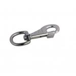 Zinc Alloy Diecasting Round Swivel Eye Type  Bolt Snap Hook With Cross Grain for sale