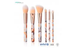 China Small 6pcs Plastic Makeup Brushes With PVC Packing Box supplier