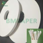 Smooth High Strength 24gsm 28gsm White Kratf Paper For Straw Wrapping for sale