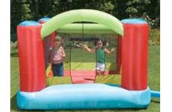 China Baby Inflatable Amusement Park With Mini Bouncer With Four Cones supplier