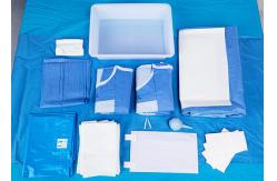 China Disposable SMS Sterile Medical Surgical C-Section Pack/Caesarean Section Kit supplier