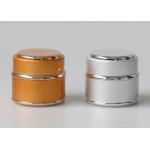 Luxury Empty Glass Lip Balm Containers PP Plastic Material Silver Color for sale