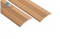 China Anodized Aluminium Floor Edge Trim , 160Mpa Floor Threshold Strip Aluminium supplier