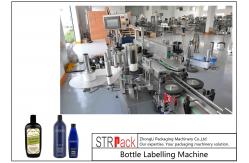 China Round / Flat / Square Bottle Labeling Machine , Servo Driven Double Side Labeling Machine supplier