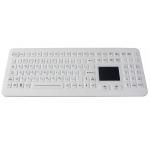 IP68 Desktop Waterproof Rubber Medical Grade Keyboards with Touchpad with USB