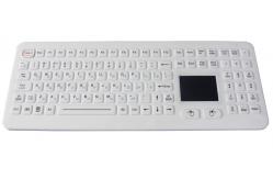 China IP68 Desktop Waterproof Rubber Medical Grade Keyboards with Touchpad with USB supplier
