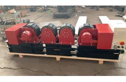 China Bolt Adjustment 20T Pipe Welding Turning Rolls With Foot Pedal Control supplier