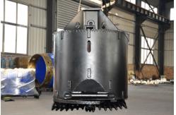 China Piling Rig Drilling Spare Parts Drilling Bucket Hydraulic Double-Bottom Double Open supplier