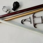 Home Decorative 28mm European Style Large Window Curtain Rods for sale