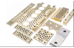 China Copper Alloy Brass Graphite Lube Plate Solid Lubrication Maintenance Free supplier