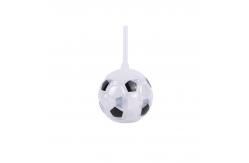 China Custom Plastic Football Shaped Cup With Straw Cute Milk Tea Cup supplier