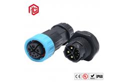 China 250V 5A Circular Waterproof Connector Straight/Angled For Industrial Applications supplier