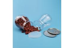 China 900ML Vase Shape Plastic Food Cans With PE Soft Cover supplier