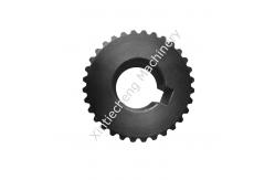 China Custom CNC Machining Parts Timing Belt Tensioner Black Cast Iron Customized supplier