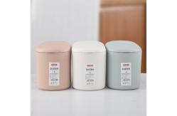 China 1.6L Rectangle Desktop Plastic Dustbin With Clamshell Lid supplier