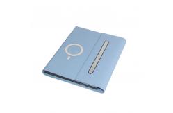 China A5 Smart PU Leather Diary Notebook , Daily Planner Notebook With Power Bank supplier
