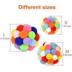 Interactive Kitten Plush Chew Ball Toys For Teething Chewing Toys