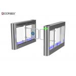 Corporate Lobbies Swing Gate Turnstile With Remote Controller Qr Code Rs485 for sale