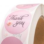 Biodegradable Thank You Sticker Labels Waterproof Adhesive Stickers for sale