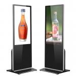 Indoor Floor Standing Advertising Digital Signage Display 65Inch  FHD LCD for sale