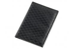 China Cross Pattern Travel Passport Holder Custom Logo PU Leather Passport Holder supplier