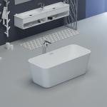 Stand Alone Acrylic Soaking Tub 160x75x56cm 5 Years Warranty for sale
