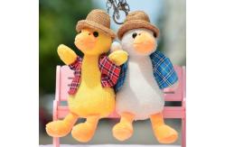 China PP Cotton Stuffed Duckling Keychain Plush Toys supplier