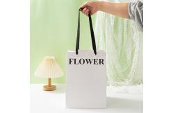 China Eco-Friendly Flower Paper Bags With Handle For Bouquets And Gifts supplier