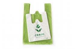 China Corn Starch Biodegradable Shopping Bag Compostapak Bin Liners supplier