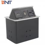 aluminum alloy material used in conference room hydraulic pop up power outlet for sale