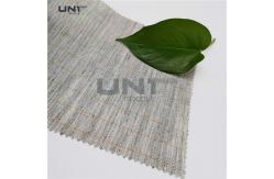 China Elasticity Heavy Weight Fusible Interlining / Canvas Fabric For Men Suit , Uniform supplier