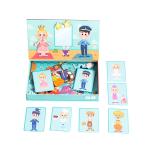 CMYK Printing Educational Magnetic Jigsaw Puzzle Games Dressing Recognition For Kids