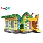Commercial Dinosaur Party 5.3x5x3.4mH Inflatable Bouncer Slide for sale