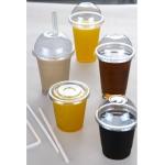 24oz Pet Beverage Disposable Drinking Cup Plastic Cups With Lids Recyclable