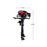 6000rpm 7 Horsepower Boat Motor , 12 Volt Electric Outboard Motors for sale